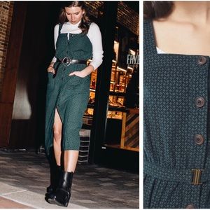 Urban Outfitters Green Midi Dress